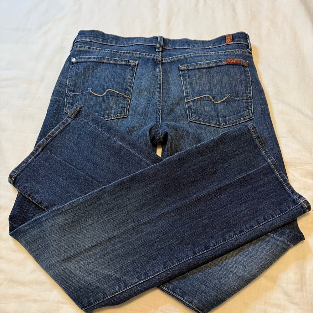 7 for All Mankind Woman’s dark Bootcut Denim Jeans